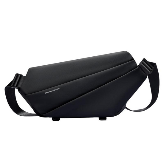 Bolsa Tranversal Shoulder Bag Impermeável Mark Ryden Voyager Cor Preto Liso