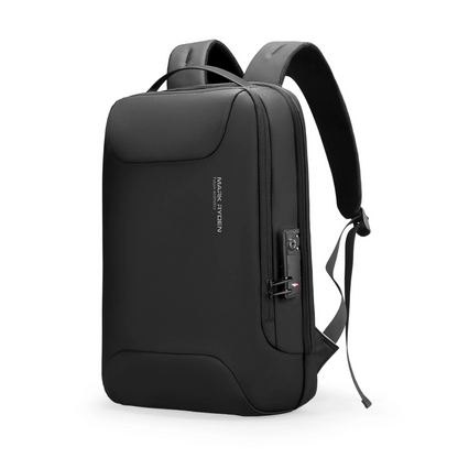 Mochila Executiva Antifurto com Trava Tsa A Prova D'água Para Notebook 15.6" com porta USB Mark Ryden Compilo