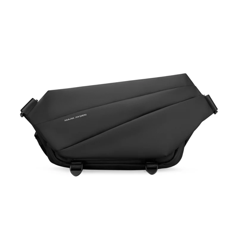 Bolsa Tranversal Shoulder Bag Impermeável Mark Ryden Voyager Cor Preto Liso