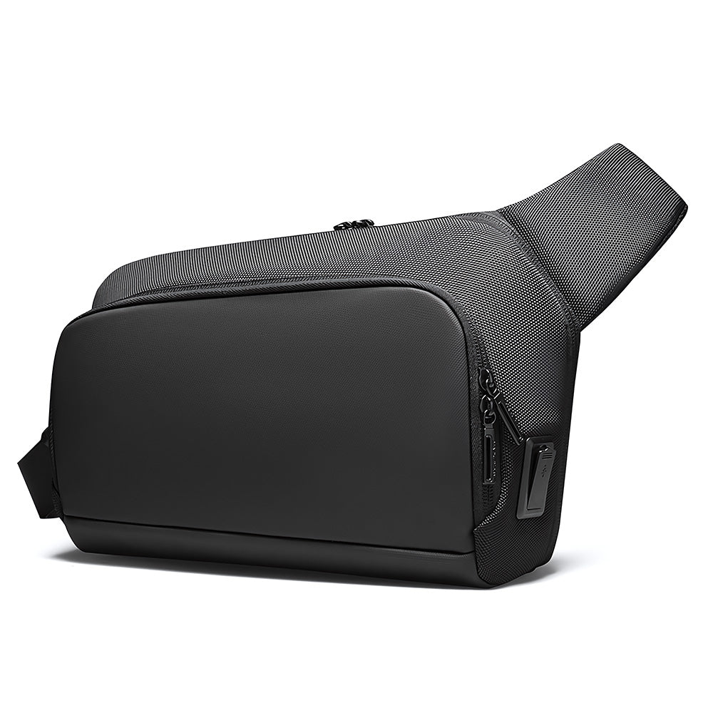 Bolsa De Ombro Cruzada Transversal Multiuso com porta usb Impermeável Mark Ryden Breck Daily