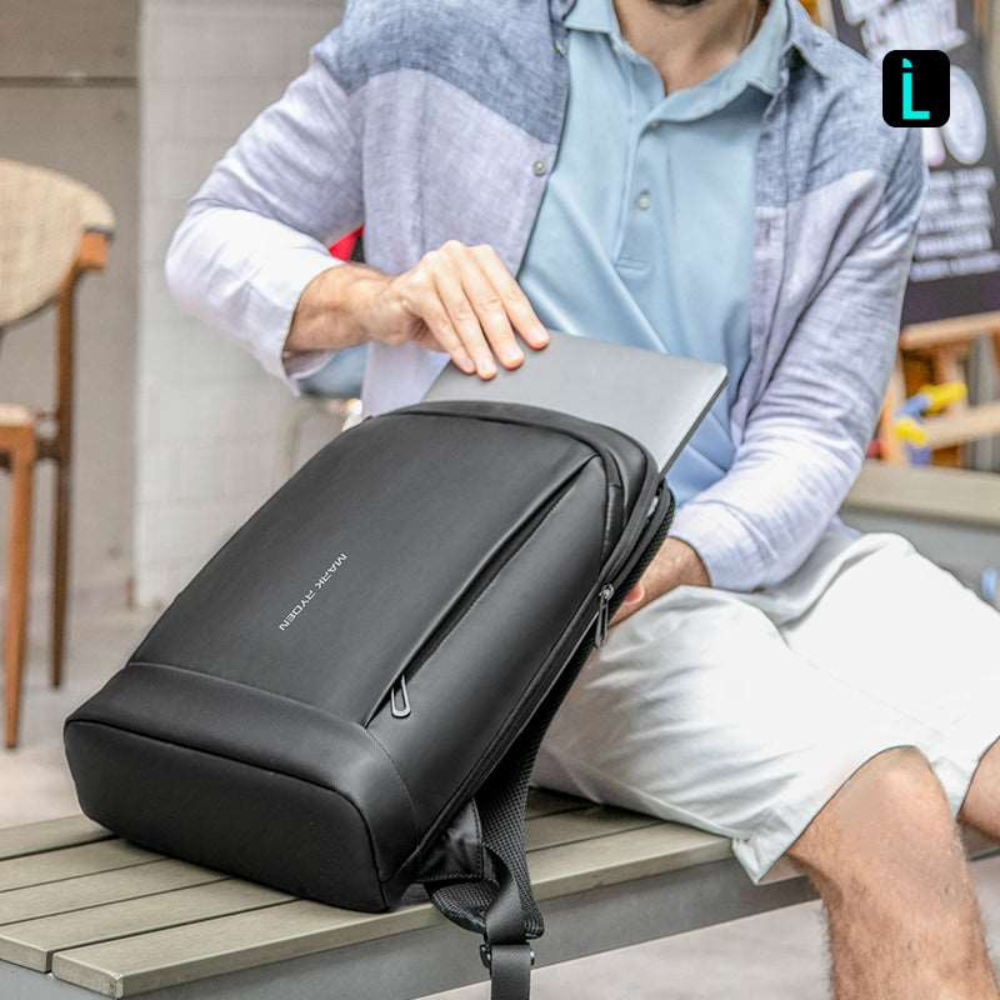 Mochila Premium Mark Ryden Slim Impermeável Para Notebook 15.6"