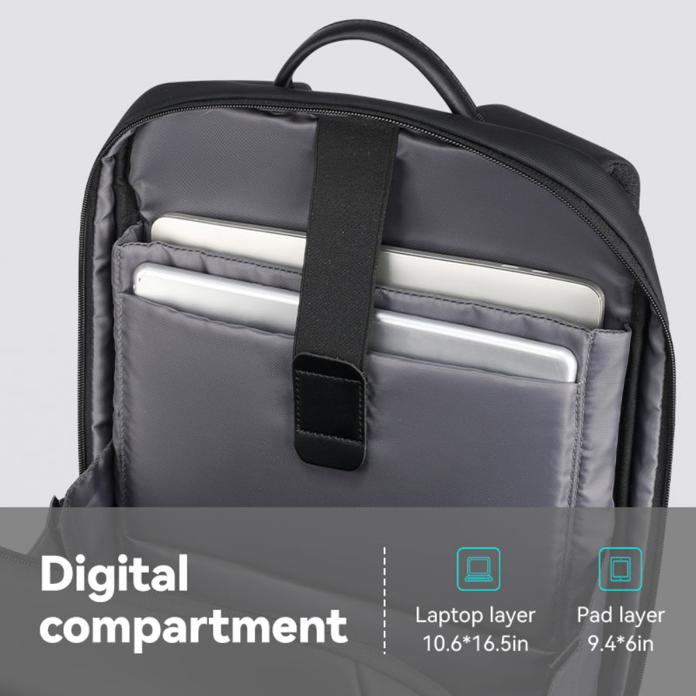 Mochila Bolsa Multifuncional Impermeável Para Notebook 15.6" Com Usb Modelo Voyager Pro Mark Ryden