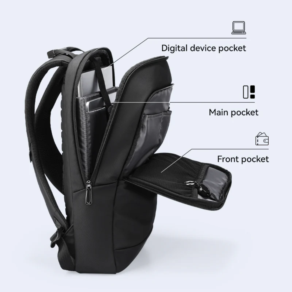 Mochila Viagens de Negócios UrbanLite Pro Mark Ryden Slim para Notebook 15.6" Impermeável