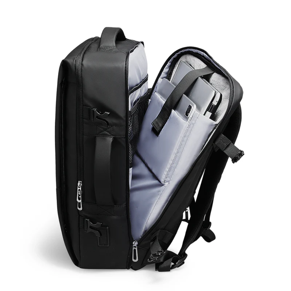 Mochila Expansível Mala de Viagem Executiva com porta Usb Mark Ryden Super 45l