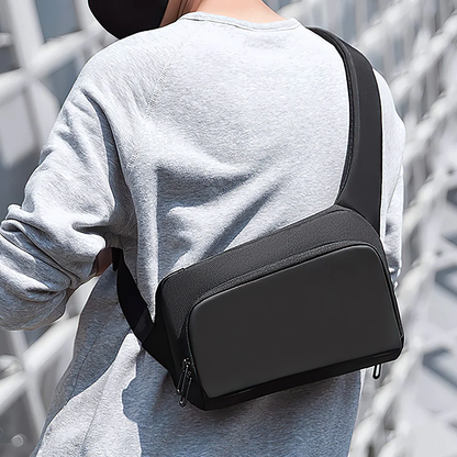 Bolsa De Ombro Cruzada Transversal Multiuso com porta usb Impermeável Mark Ryden Breck Daily