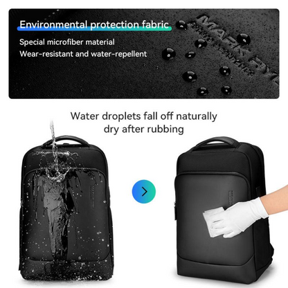 Mochila Impermeável para Notebook 15.6" com Usb Mark Ryden LeatherLux
