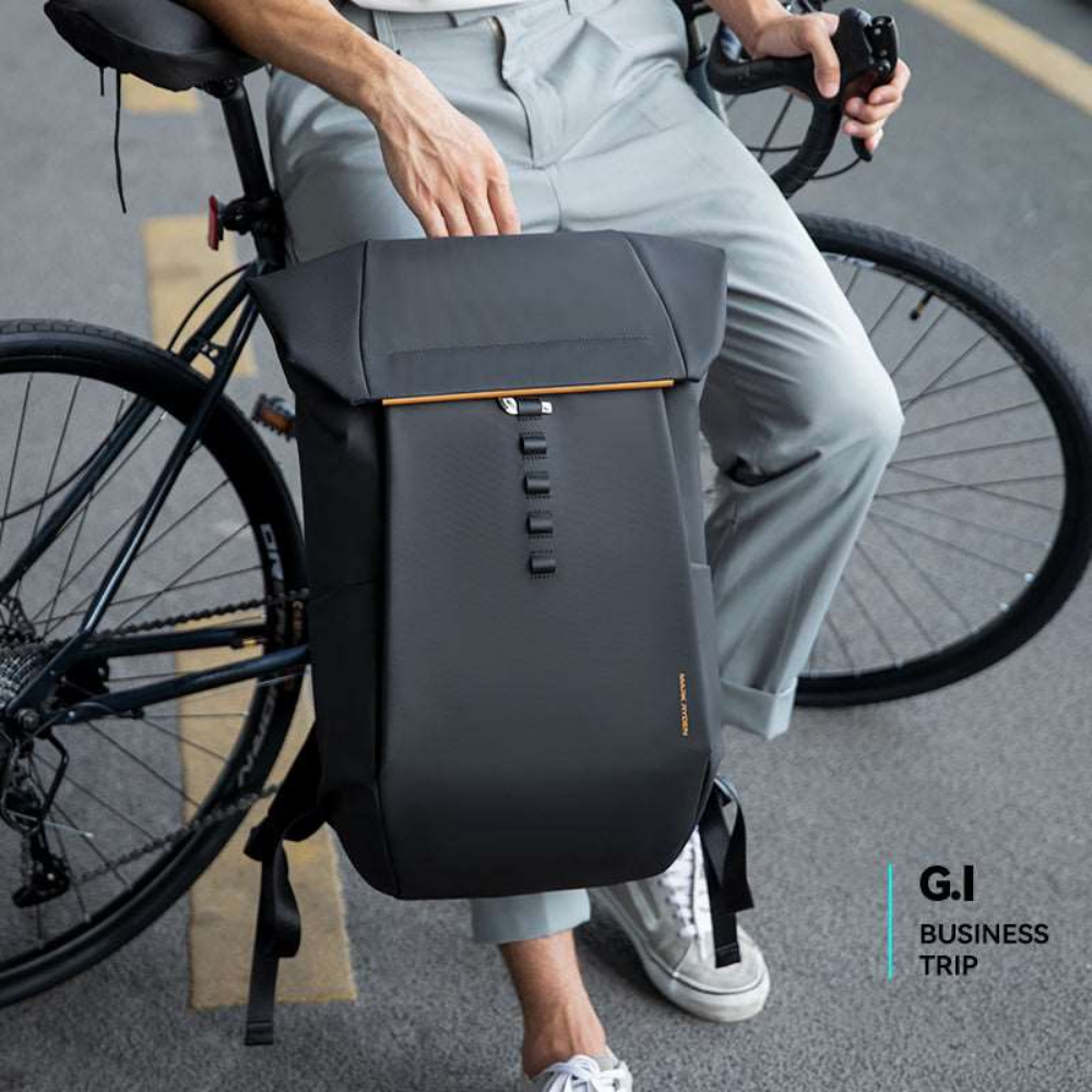 Mochila Unique Desgin Premium para Viagem Expansível 24l A 28l e Notebook 17.3" Crush Mark Ryden