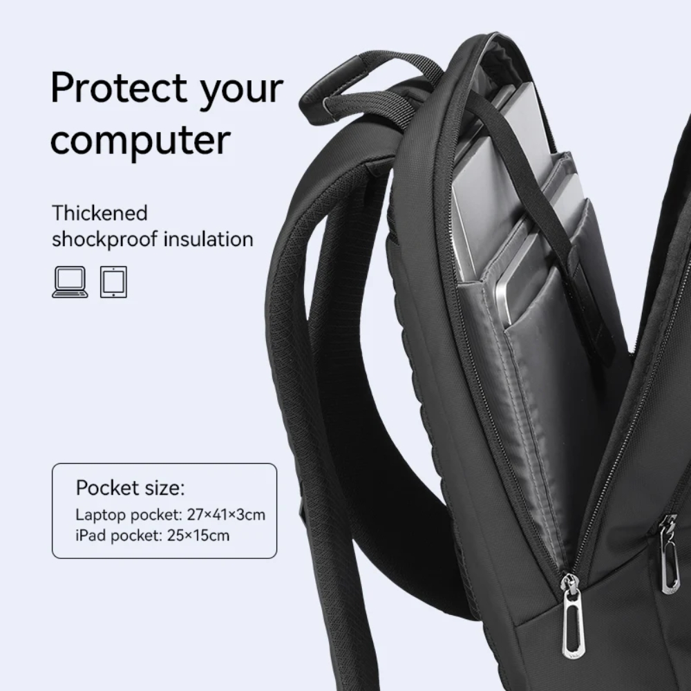 Mochila Viagens de Negócios UrbanLite Pro Mark Ryden Slim para Notebook 15.6" Impermeável