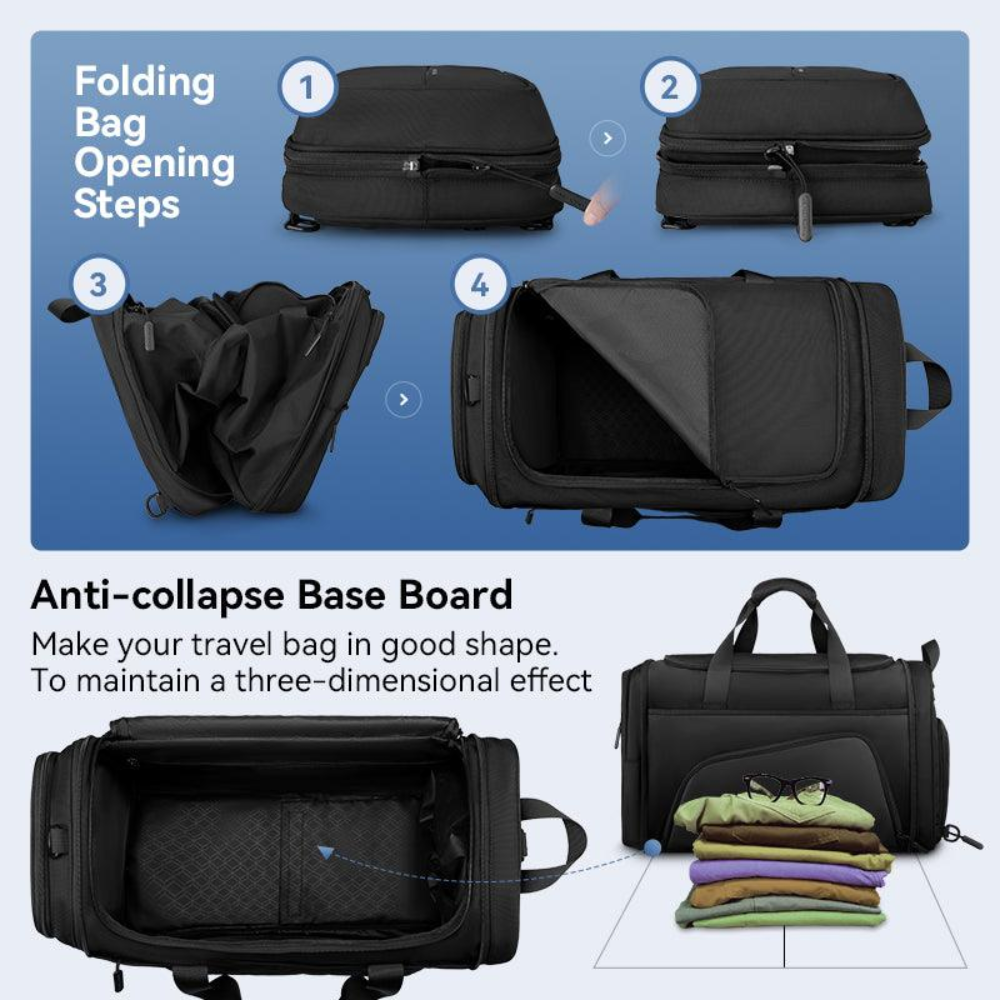 Bolsa Mochila Academia Fitness Treino Viagem Capacidade 37L Mark Ryden Deformable