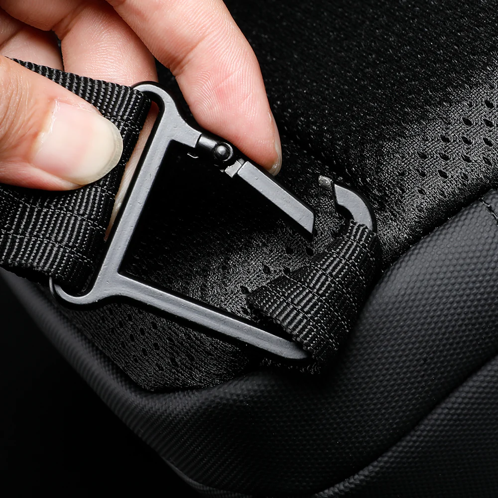 Bolsa Transversal Mensageiro Masculina Impermeável com porta USB Mark Ryden Torino