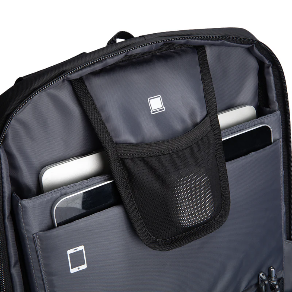 Mochila The Ratio Arc EVA Executiva Impermeável Slim Antifurto Rígida Para Notebook 17.3" Mark Ryden