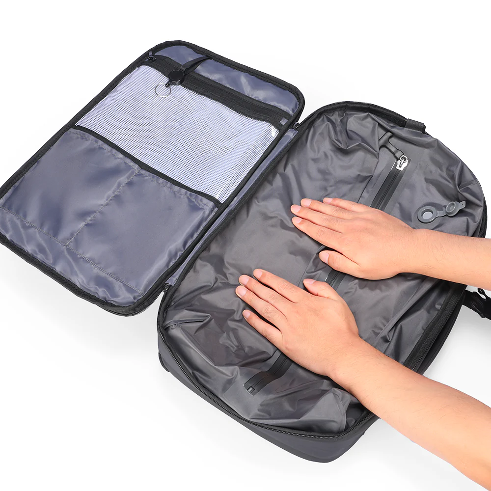 Mochila Multifuncional De Compressão À Vácuo Com Bomba Notebook 15.6" Mark Ryden Expandos Compression