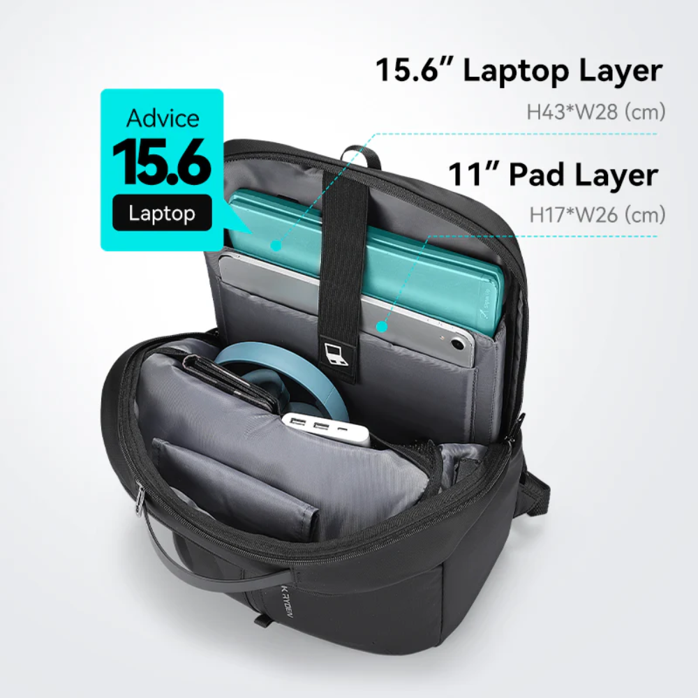 Mochila Impermeável para Notebook 15.6" Com Usb Capacidade 39L Mark Ryden Sienet