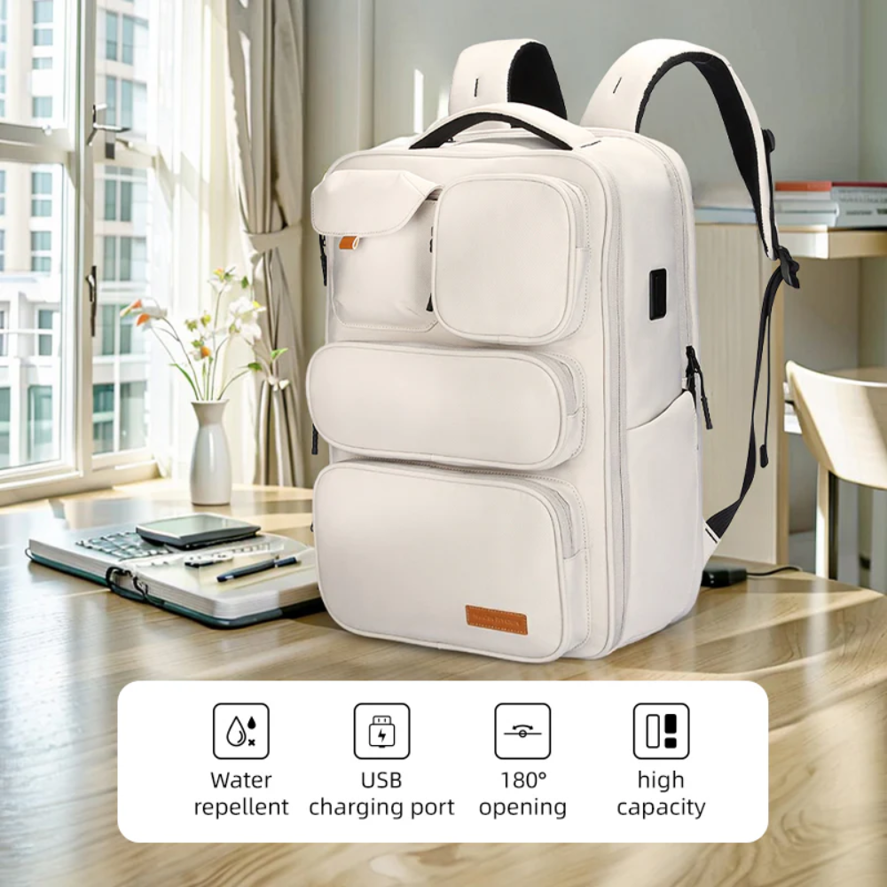 Mochila Viagem Impermeável para Notebook 17.3" com porta USB Mark Ryden VersaPack