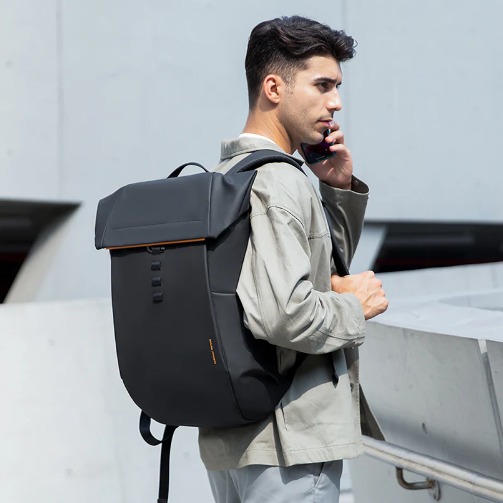 Mochila Unique Desgin Premium para Viagem Expansível 24l A 28l e Notebook 17.3" Crush Mark Ryden