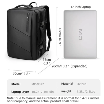 Mochila Executiva para Viagem Mark Ryden CommutePro Expansível 34l Notebook 17.3"
