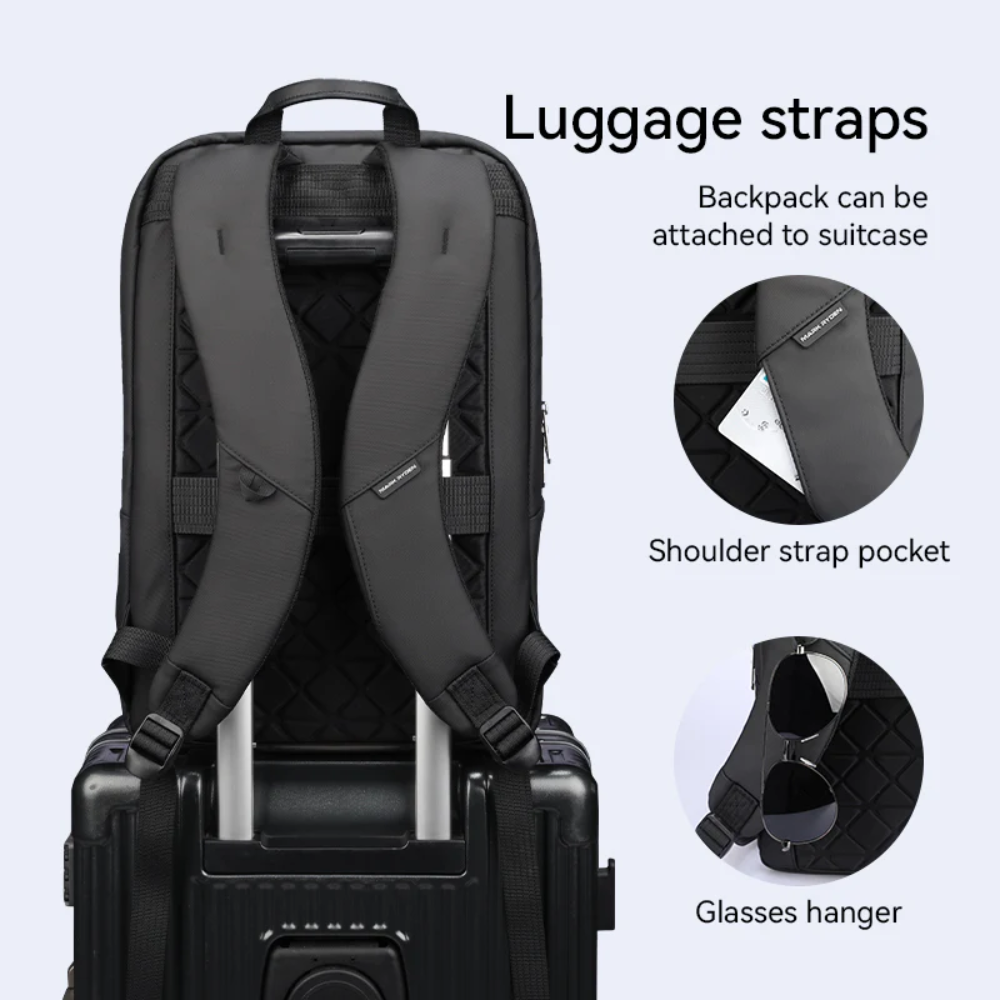 Mochila Viagens de Negócios UrbanLite Pro Mark Ryden Slim para Notebook 15.6" Impermeável