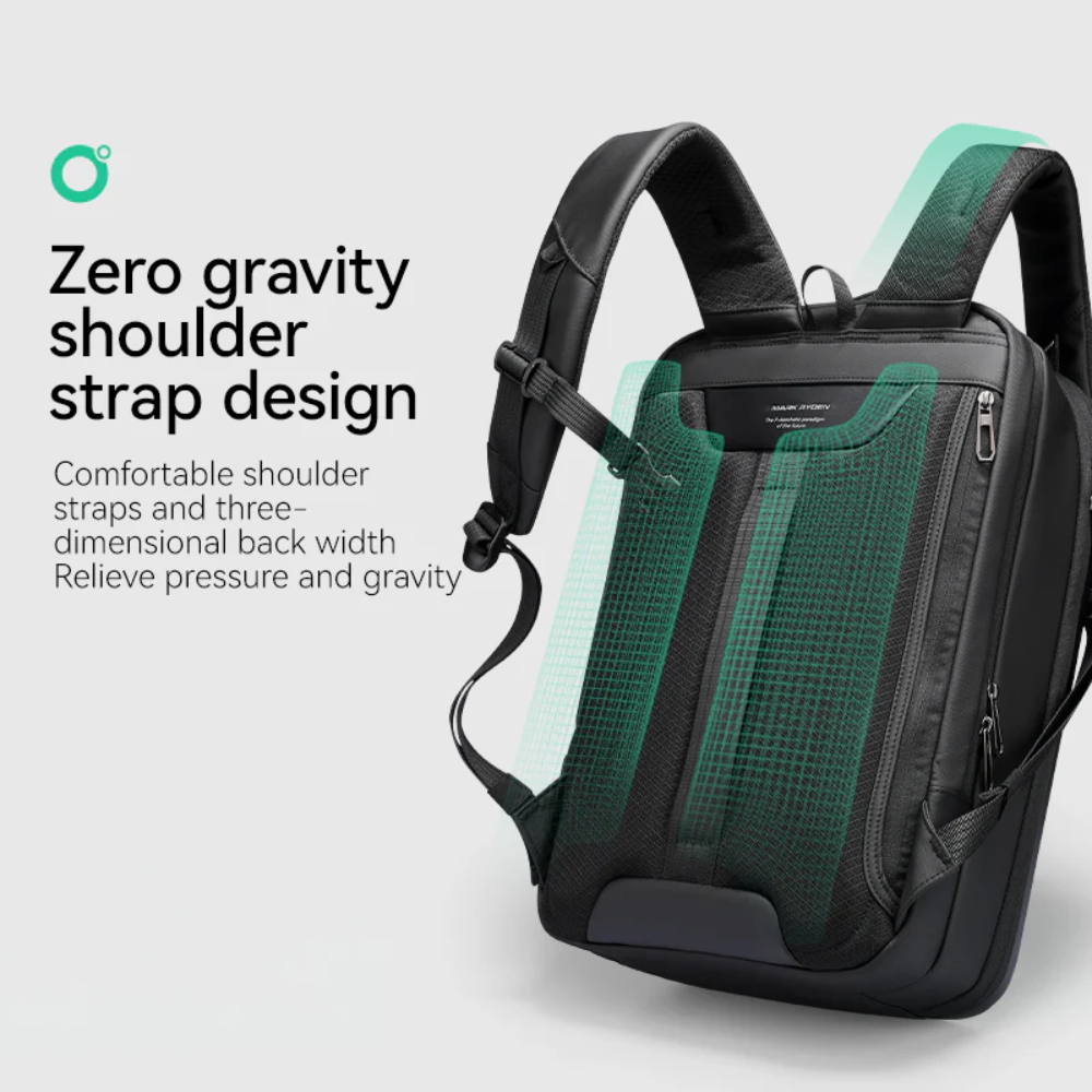 Mochila Executiva Para Notebook 15.6" Com Usb EVA Impermeável Mark Ryden Hercules