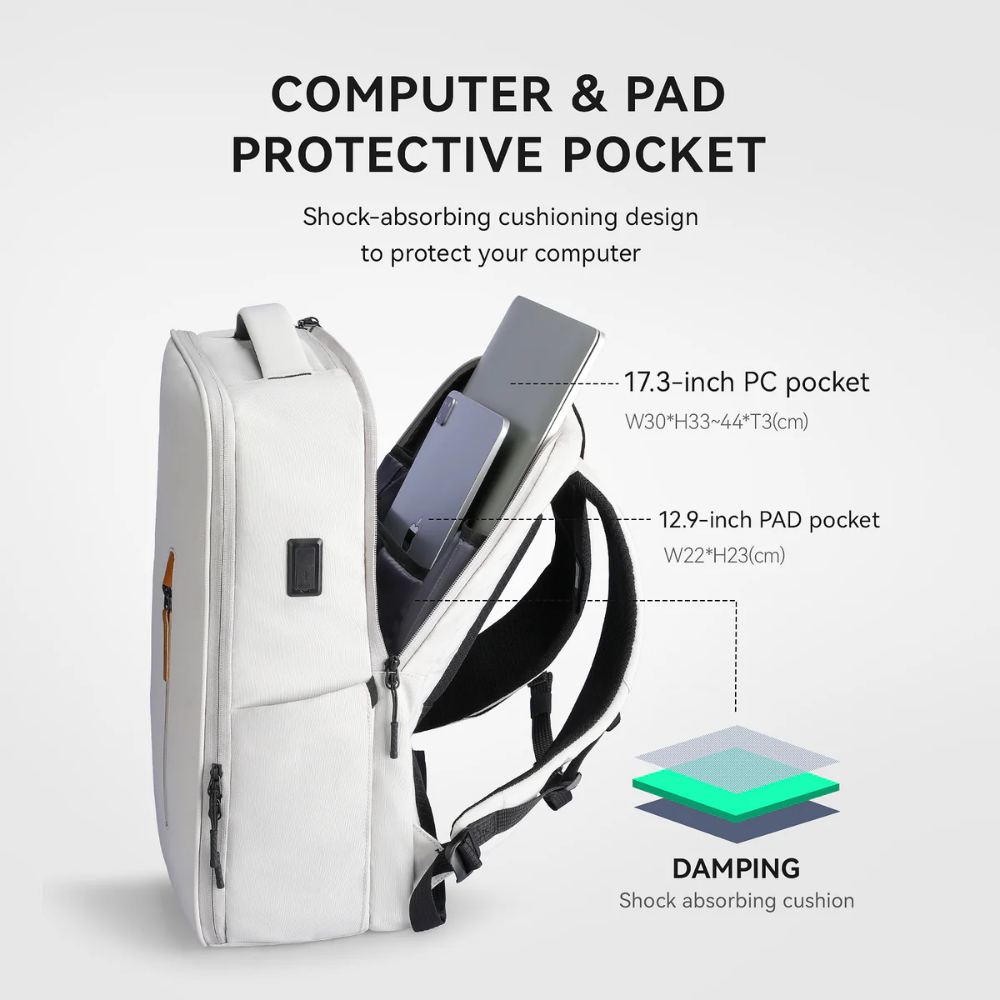 Mochila para Notebook 17.3" Urbanity City Commuter Oxford com porta USB Mark Ryden