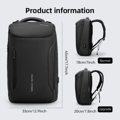 Mochila Impermeável Compacto Pro com Usb para Notebook 15.6" Mark Ryden
