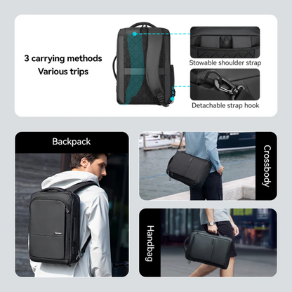 Mochila Bolsa Impermeável Premium Mark Ryden Squero III Multifuncional Notebook 15.6" Com Usb