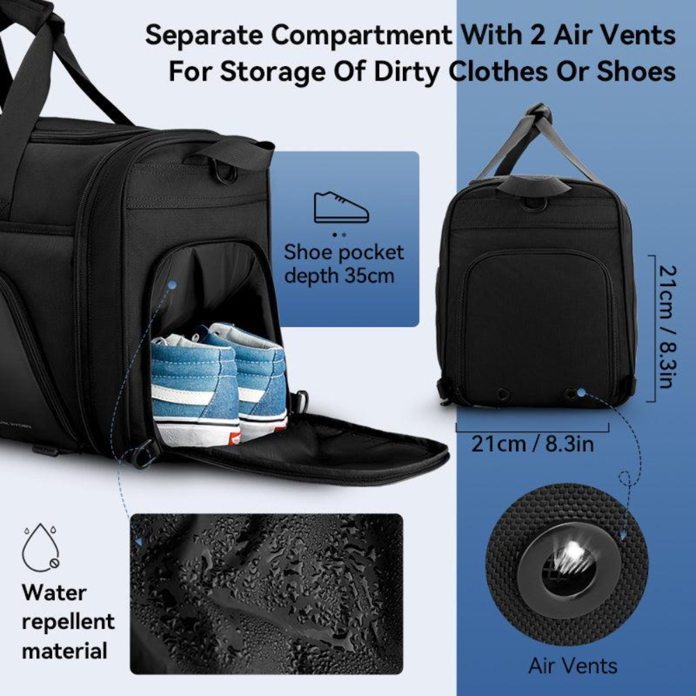 Bolsa Mochila Academia Fitness Treino Viagem Capacidade 37L Mark Ryden Deformable