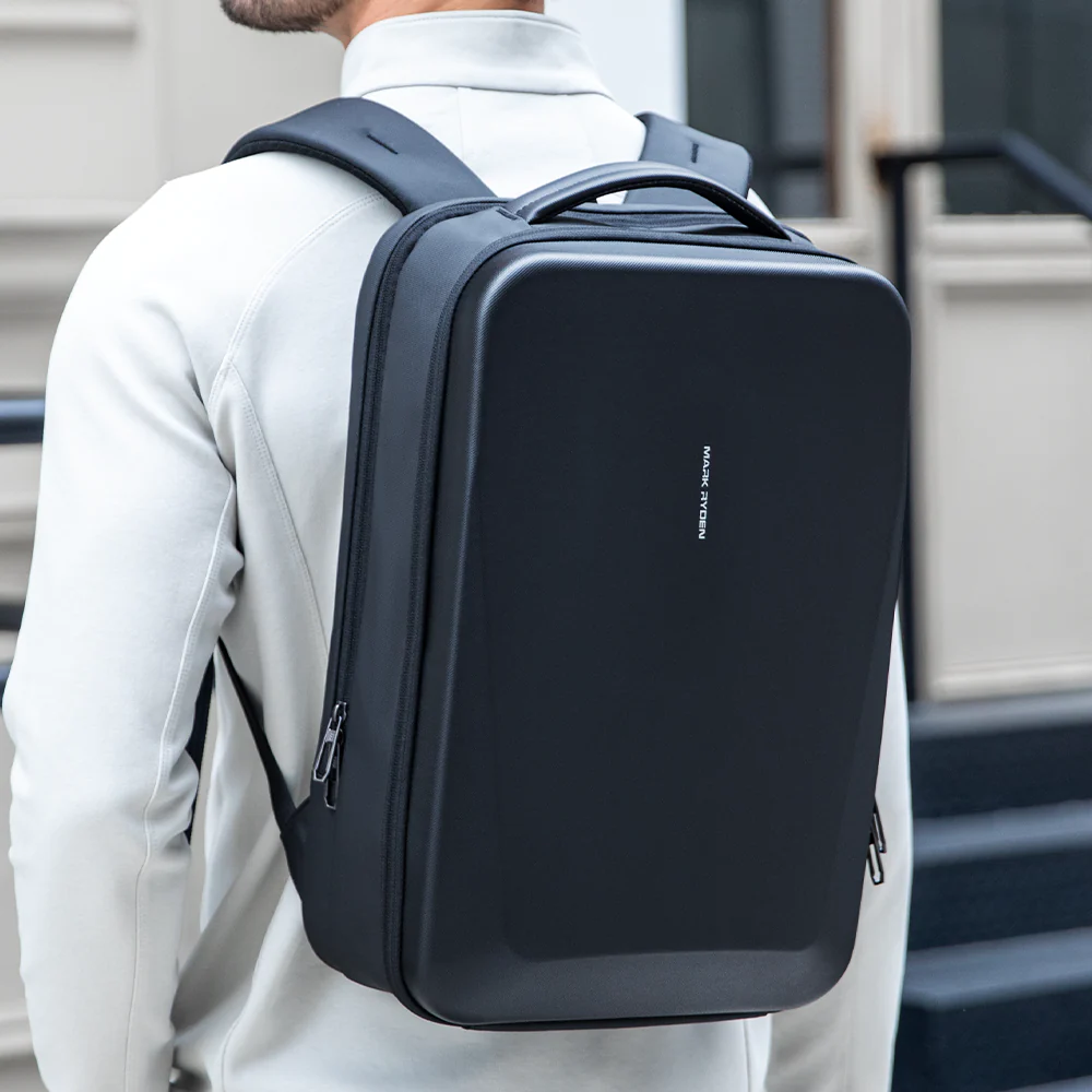 Mochila The Ratio Arc Apex Premium Executiva Eva Impermeável Para Notebook 15.6" Com Usb Mark Ryden