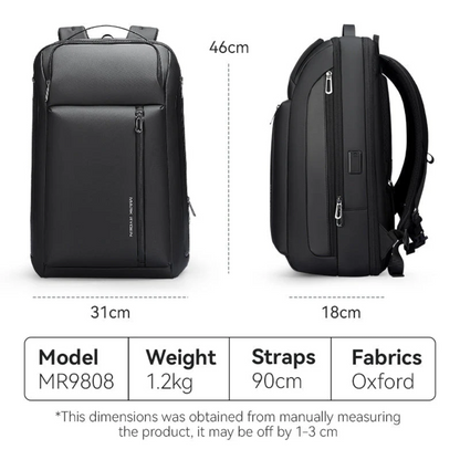 Mochila Expansível para Notebook 15.6" Impermeável Capacidade 35L Mark Ryden Transforma