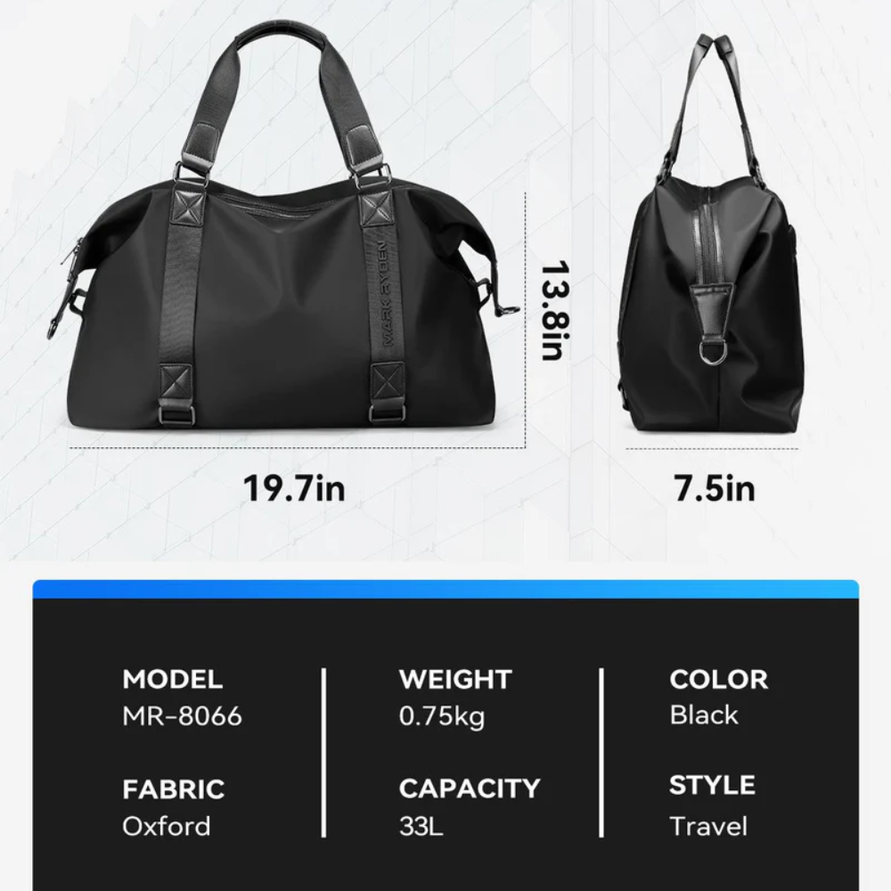 Bolsa Impermeável para Academia Fitness Viagem Treino 33l Mark Ryden Carry