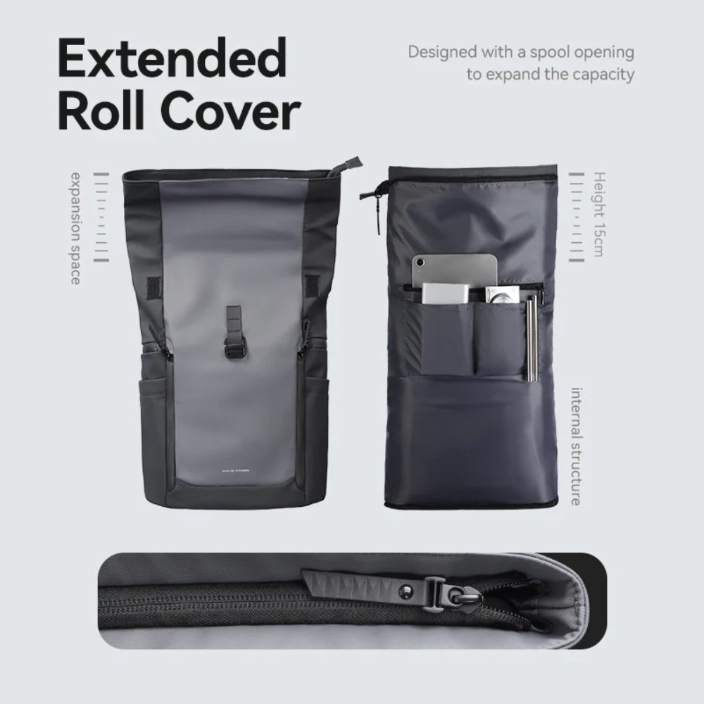 Mochila Expansível Impermeável para Notebook 17.3" Mark Ryden DynaPack