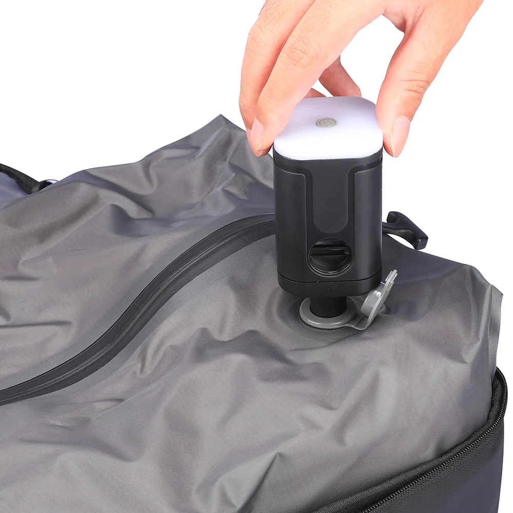 Mochila Multifuncional De Compressão À Vácuo Com Bomba Notebook 15.6" Mark Ryden Expandos Compression