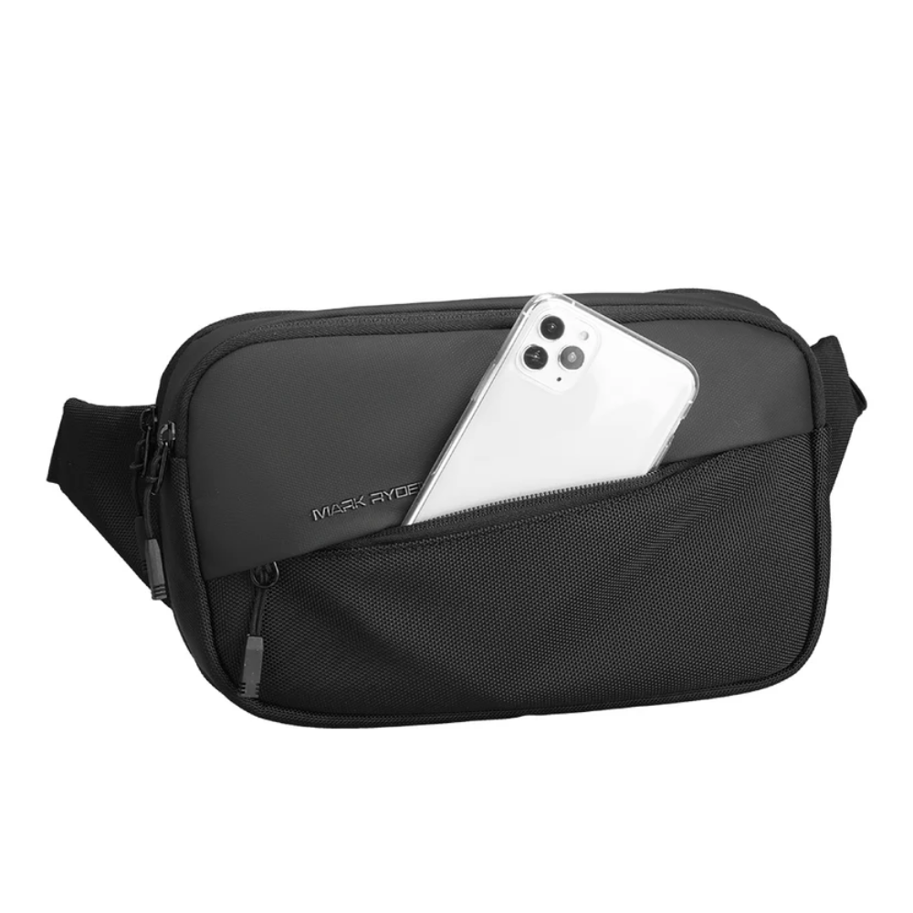 Pochete Premium De Cintura Multiuso Motoqueiro Impermeável Mark Ryden CrossWear