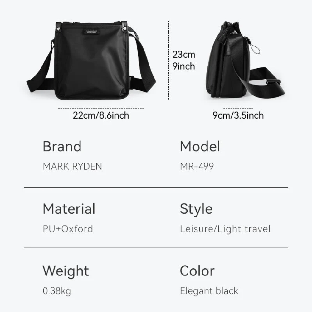 Bolsa Tiracolo De Ombro Pasta Mensageiro Impermeável Mark Ryden Urban Defender
