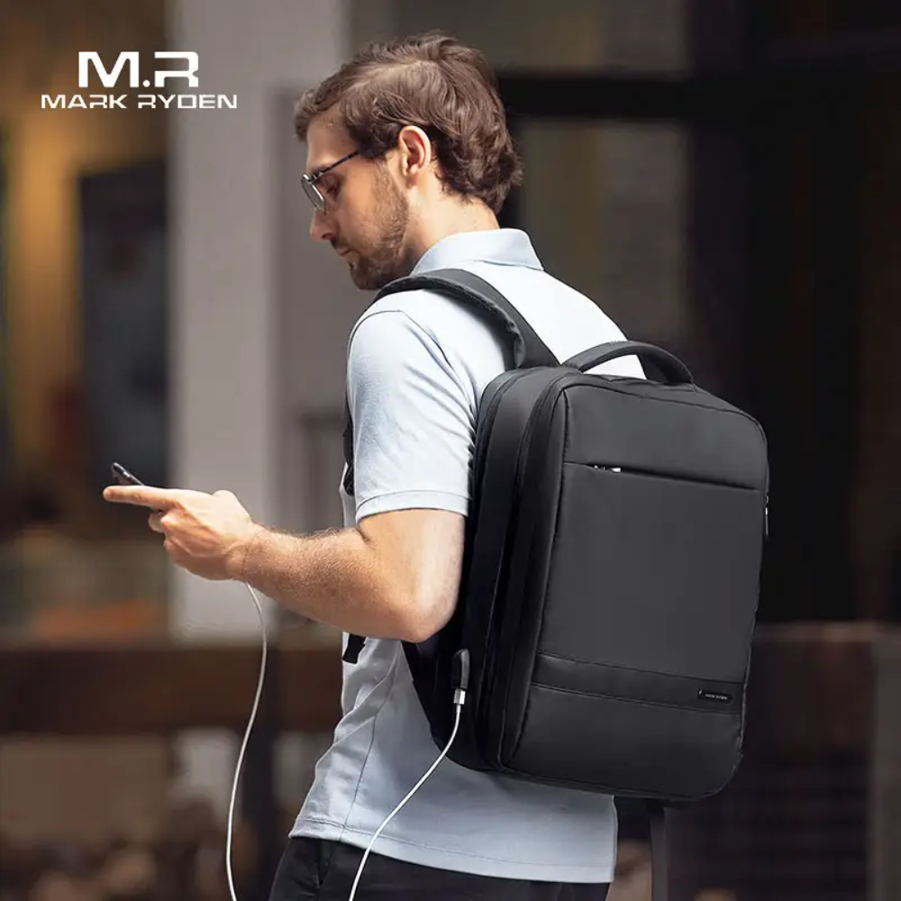 Mochila para o Dia a dia e viagens Notebook 15.6" Capacidade 35L com USB Mark Ryden Largy