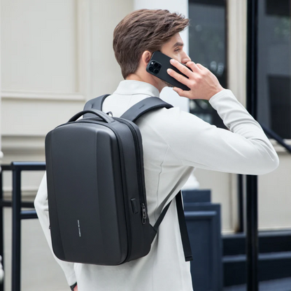 Mochila Executiva Para Notebook 15.6" Com Usb EVA Impermeável Mark Ryden Hercules