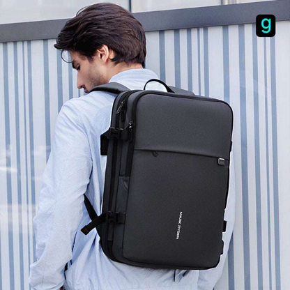 Mochila Pathrato Mark Ryden para Viagens Executivas e Notebook 15.6" Expansível 36l com Usb