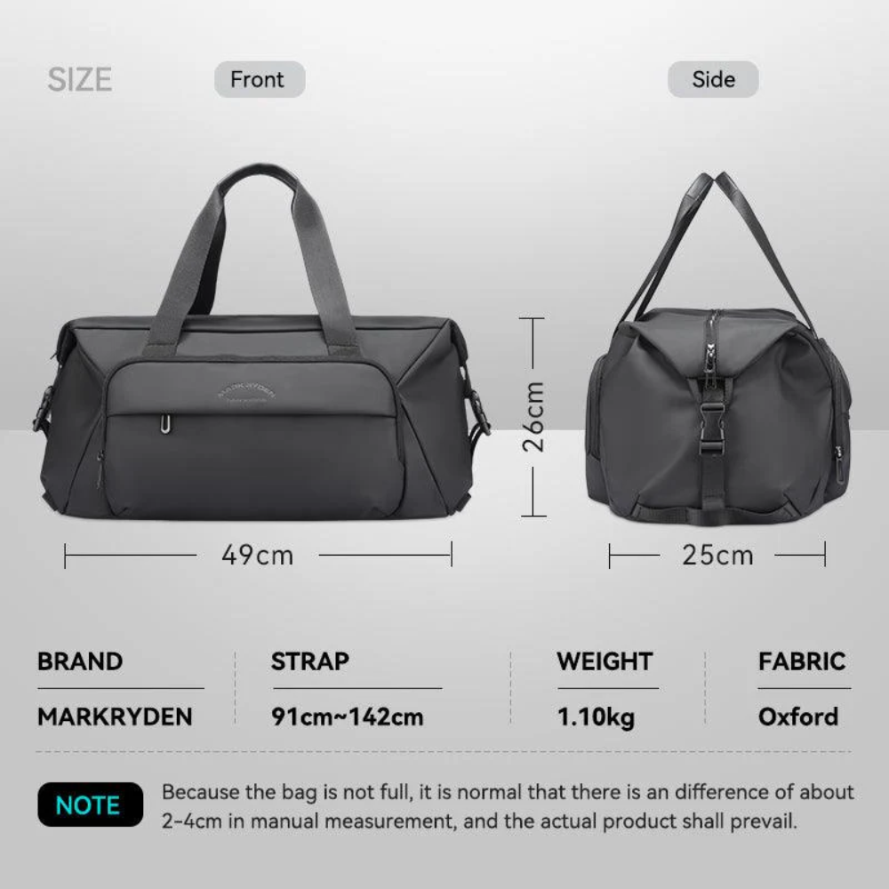 Bolsa Viagem e Academia Fitness Treino Capacidade 32L Mark Ryden JourneyFlex