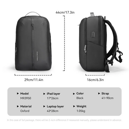 Mochila Impermeável para Notebook 15.6" Com Usb Capacidade 39L Mark Ryden Sienet