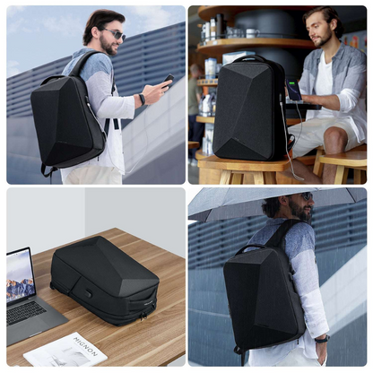Mochila Protector I Mark Ryden para Notebook 15.6 com Trava Anti Furto TSA e porta Usb