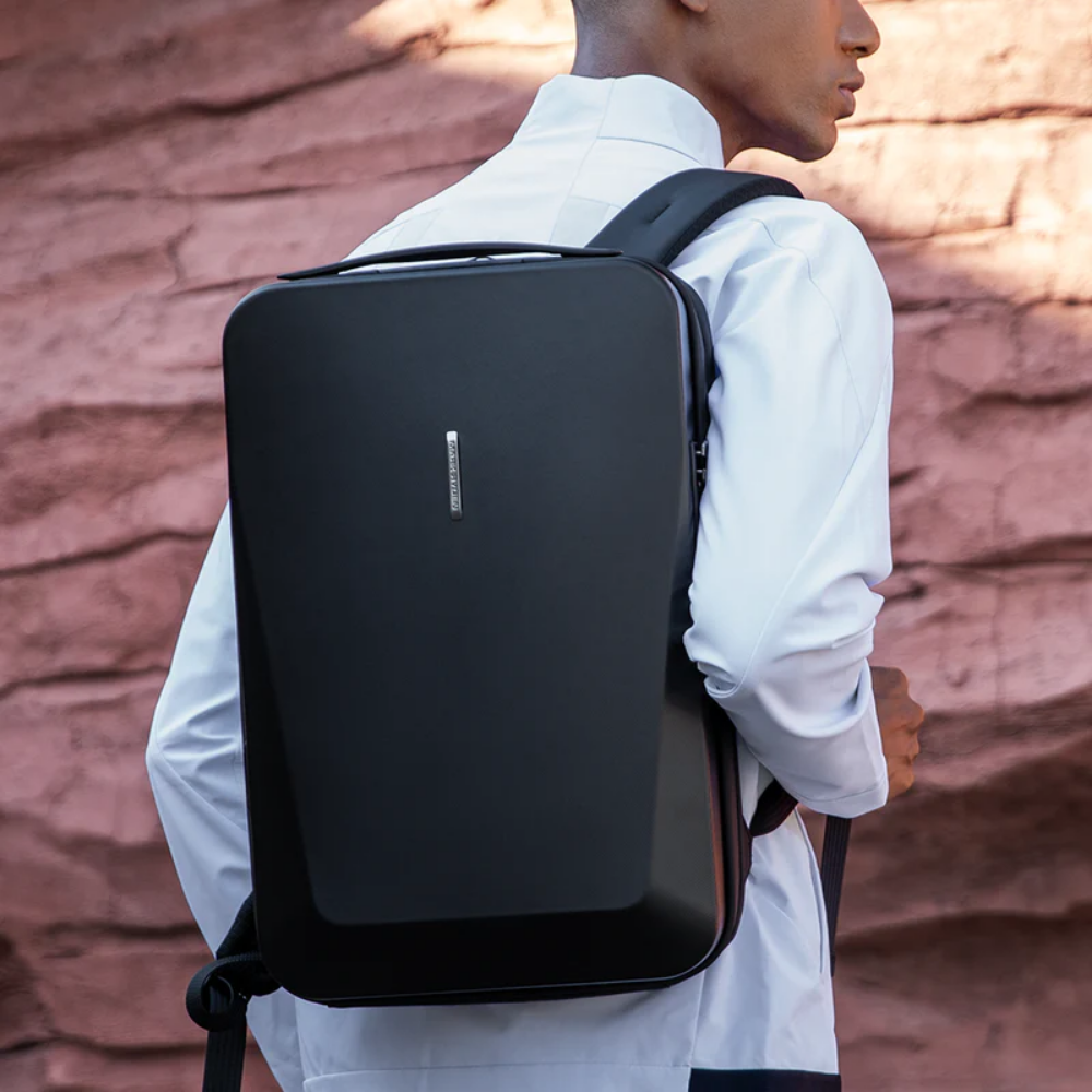 Mochila The Ratio Arc EVA Executiva Impermeável Slim Antifurto Rígida Para Notebook 17.3" Mark Ryden