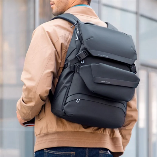 Mochila Almighty Mark Ryden Combo 2 Em 1 com pochete e compartimento Notebook 15.6