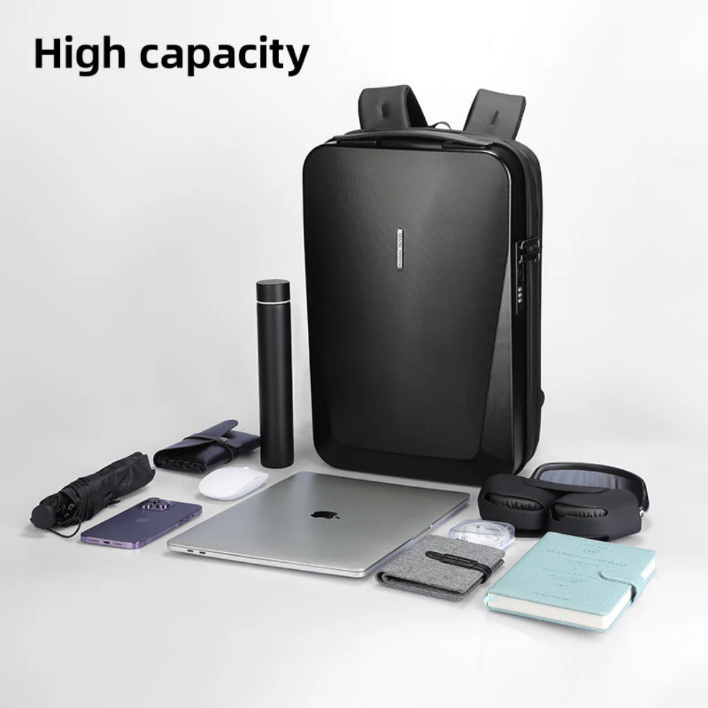 Mochila The Ratio Arc EVA Executiva Impermeável Slim Antifurto Rígida Para Notebook 17.3" Mark Ryden