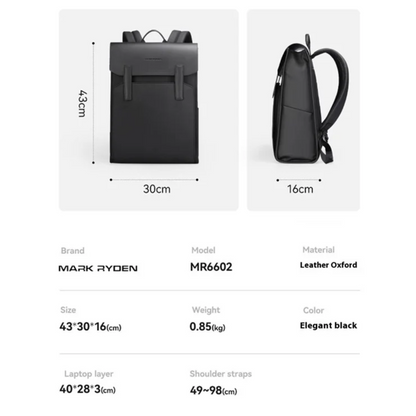 Mochila Executiva para Notebook 15.6" Impermeável Mark Ryden Muke III