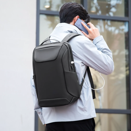 Mochila Premium Multifuncional Reforçada Com Usb Notebook 15.6" Mark Ryden Eminence