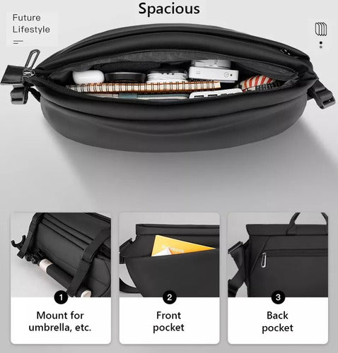 Bolsa Mensageiro Masculina Ombro Transversal Impermeável