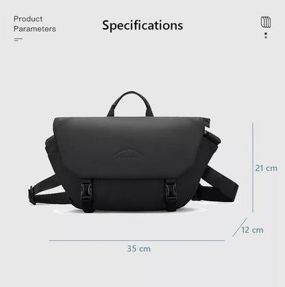 Bolsa Mensageiro Masculina Ombro Transversal Impermeável