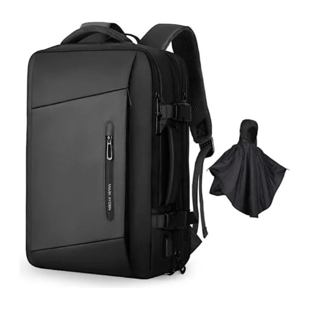 Mochila Mala Viagem Expansível 26-39l Notebook 17.3" Com Capa De Chuva Mark Ryden Expandos