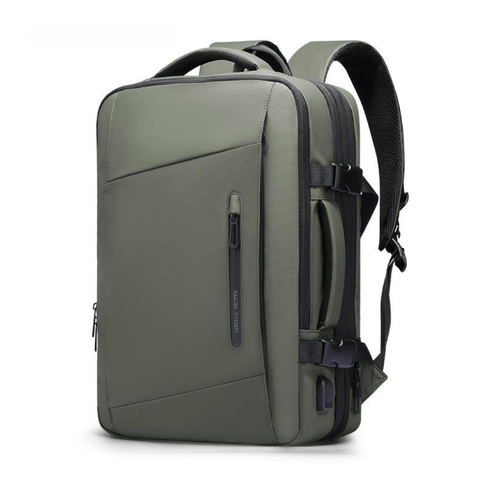 Mochila Mala Viagem Expansível 36l Notebook 17.3" Mark Ryden Preto Expandos